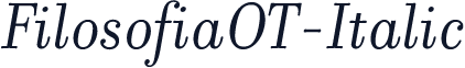FilosofiaOT-Italic