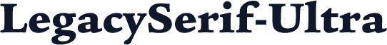 LegacySerif-Ultra