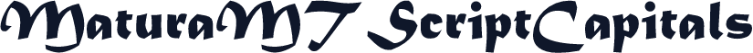 MaturaMT ScriptCapitals