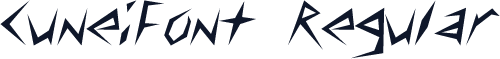 CuneiFont Regular