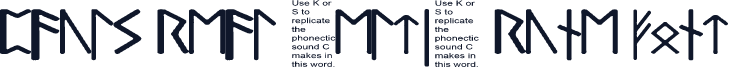 Pauls Real Celtic Rune Font