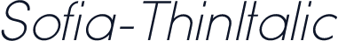 Sofia-ThinItalic