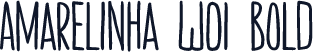Amarelinha W01 Bold