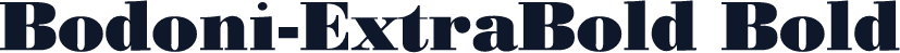 Bodoni-ExtraBold Bold