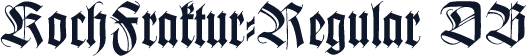 KochFraktur-Regular DB