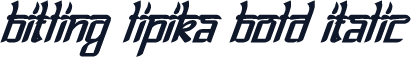 Bitling lipika Bold Italic