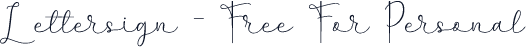 Lettersign - Free For Personal