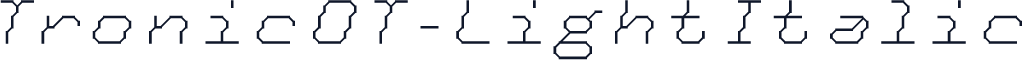 TronicOT-LightItalic