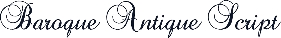 Baroque Antique Script