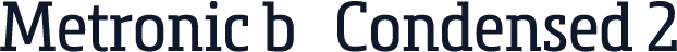 Metronic b   Condensed 2