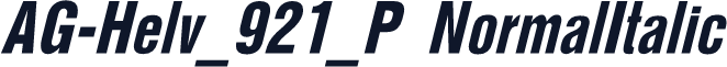 AG-Helv_921_P NormalItalic