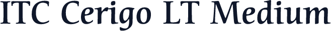 ITC Cerigo LT Medium