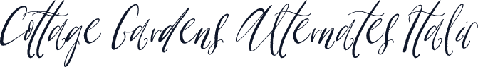 Cottage Gardens Alternates Italic