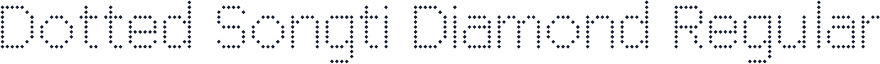 Dotted Songti Diamond Regular