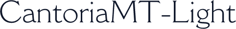CantoriaMT-Light