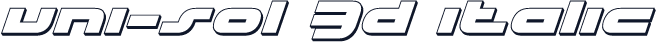 uni-sol 3d italic
