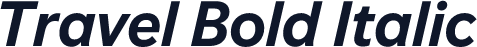 Travel Bold Italic