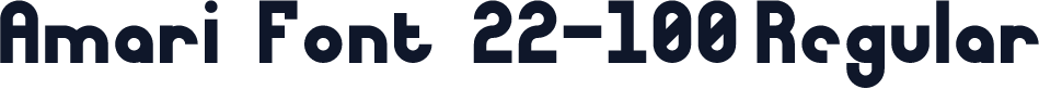 Amari_Font_22-100 Regular