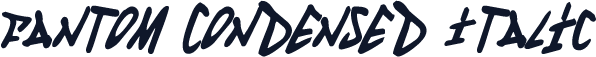 Fantom Condensed Italic
