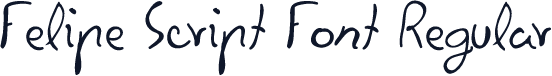 Felipe Script Font Regular