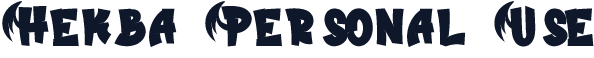 Hekba Personal Use