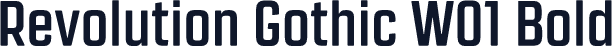 Revolution Gothic W01 Bold