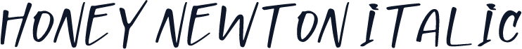 Honey Newton Italic