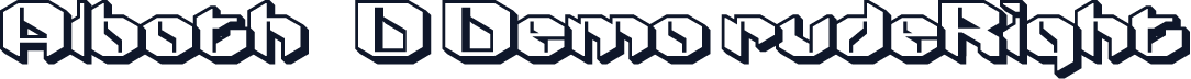 Alboth 3D Demo rudeRight