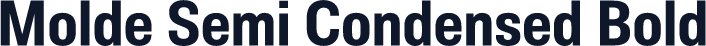 Molde Semi Condensed Bold
