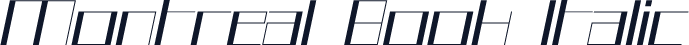 Montreal Book Italic