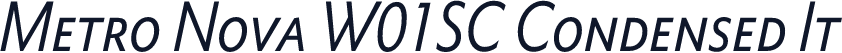 Metro Nova W01SC Condensed It