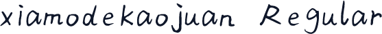 xiamodekaojuan Regular
