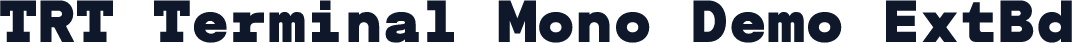 TRT Terminal Mono Demo ExtBd