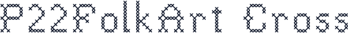 P22FolkArt Cross