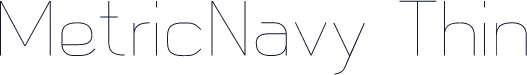 MetricNavy Thin