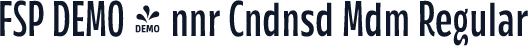 FSP DEMO - nnr Cndnsd Mdm Regular