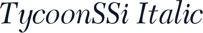 TycoonSSi Italic