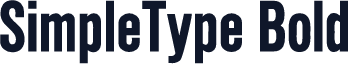 SimpleType Bold