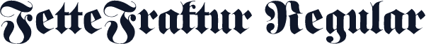 FetteFraktur Regular