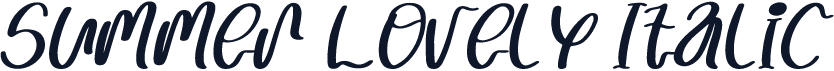 Summer Lovely Italic