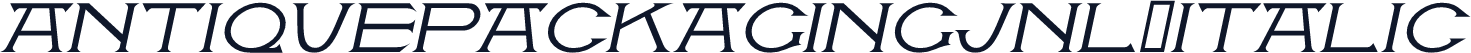 AntiquePackagingJNL-Italic