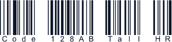 Code 128AB Tall HR