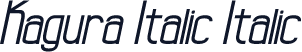 Kagura Italic Italic