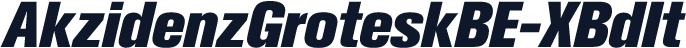 AkzidenzGroteskBE-XBdIt