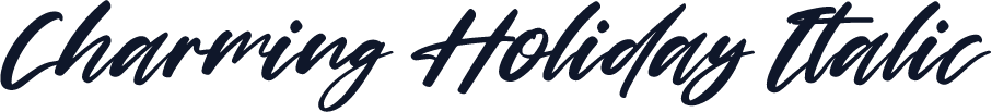 Charming Holiday Italic