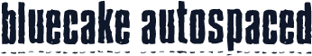 BlueCake Autospaced