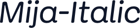 Mija-Italic