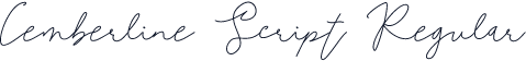 Cemberline Script Regular