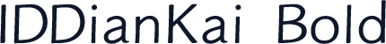 IDDianKai Bold