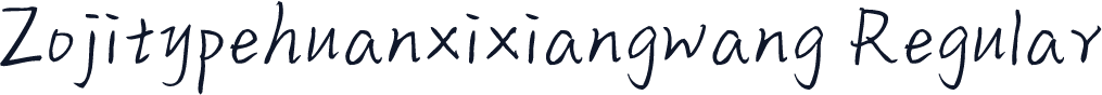 Zojitypehuanxixiangwang Regular